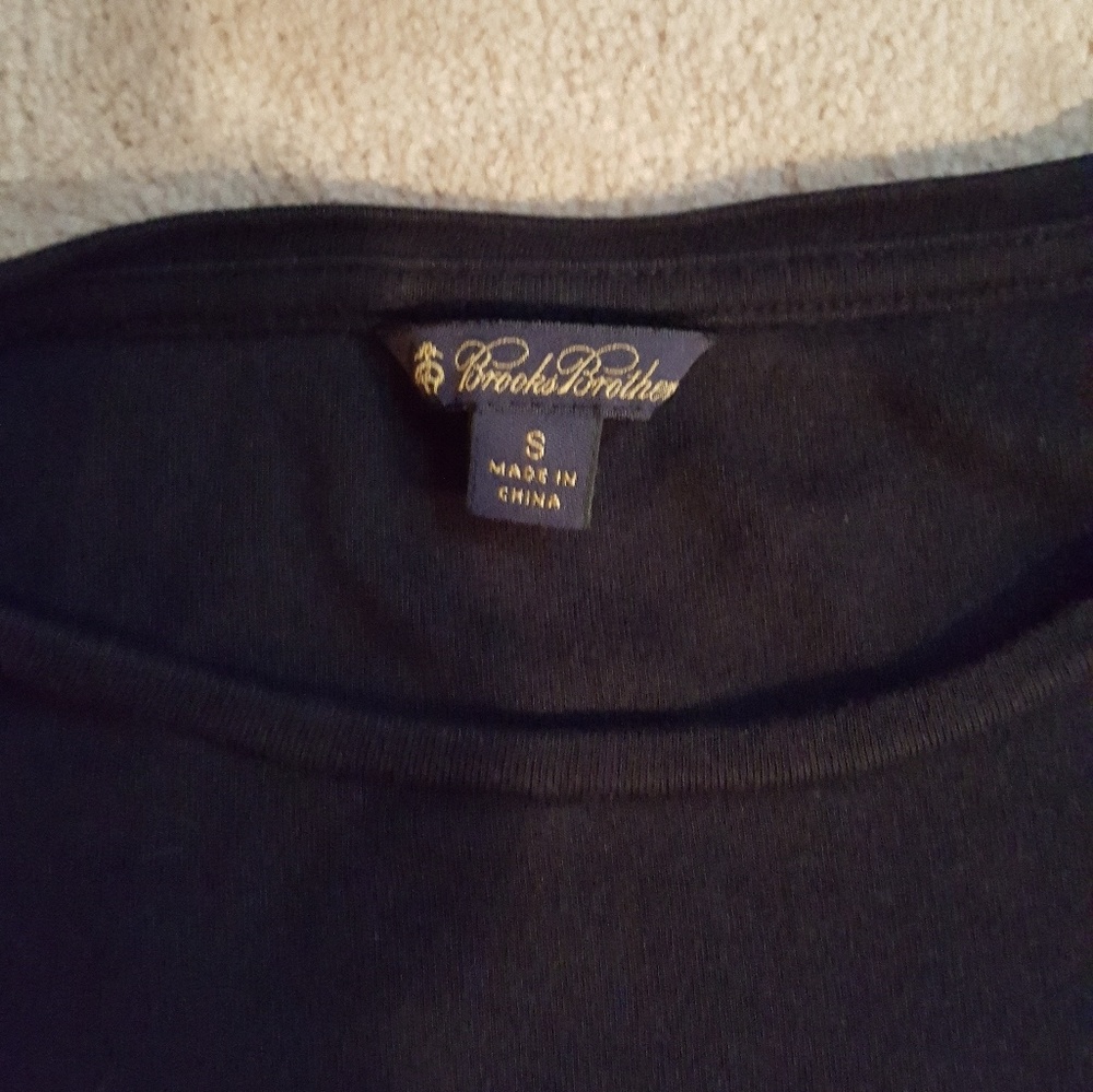 Brooks Brothers Black T Shirt